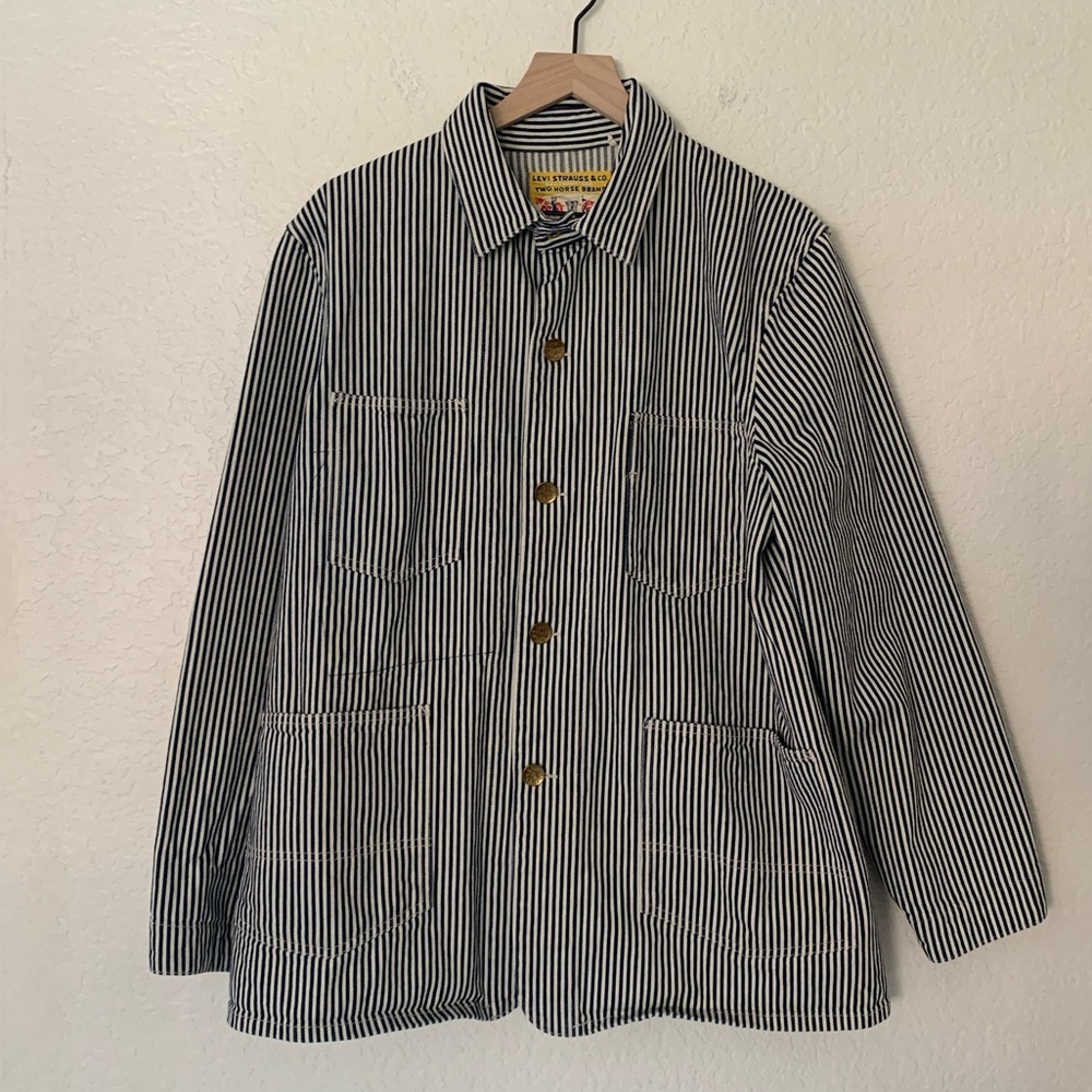 Levis LVC hickory stripe chore jacket